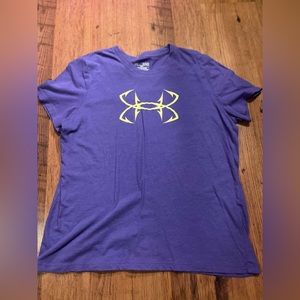 Short sleeve purple under armor t-shirt kids XL